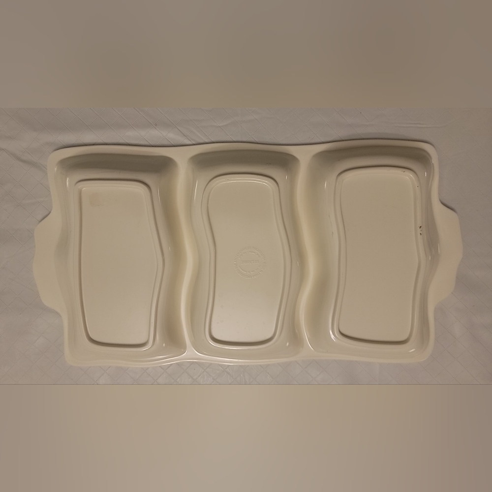 Elegant Grape Design Ceramic Serving Tray - Picture 5 of 6